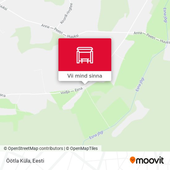 Öötla Küla kaart