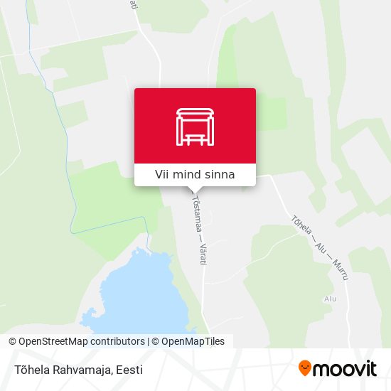 Tõhela Rahvamaja kaart
