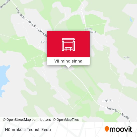 Nõmmküla Teerist kaart