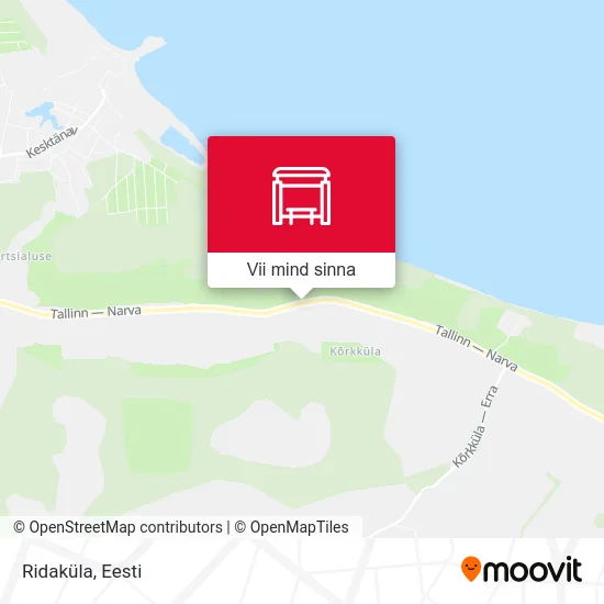 Ridaküla kaart