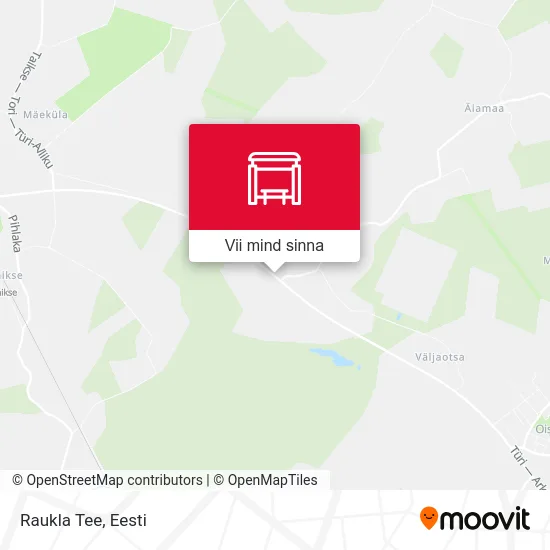 Raukla Tee kaart