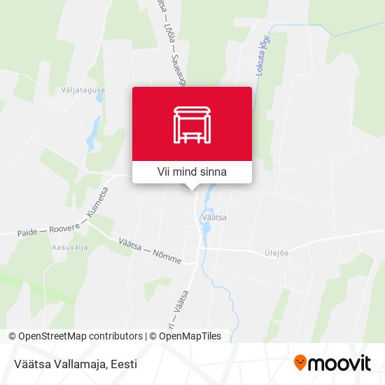 Väätsa Vallamaja kaart