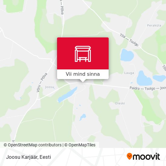 Joosu Karjäär kaart