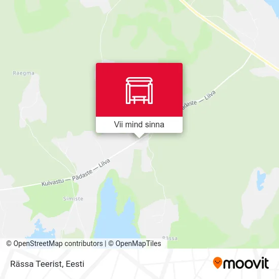 Rässa Teerist kaart