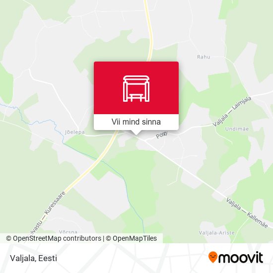 Valjala kaart