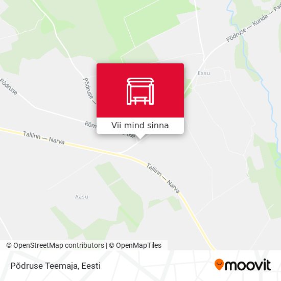 Põdruse Teemaja kaart