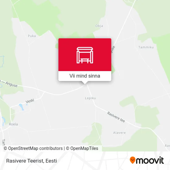 Rasivere Teerist kaart