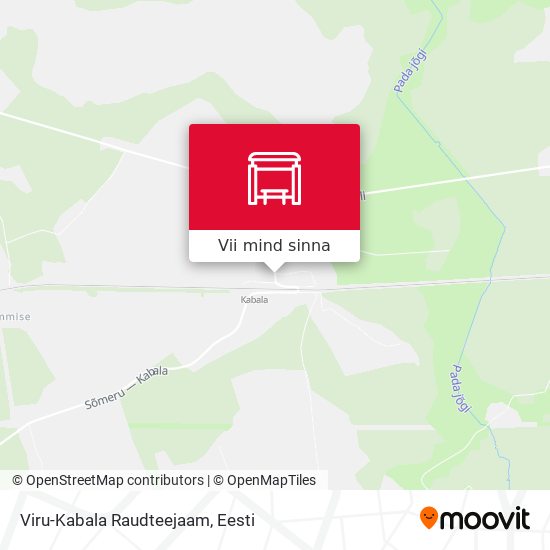 Viru-Kabala Raudteejaam kaart