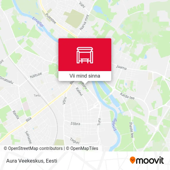 Aura Veekeskus kaart