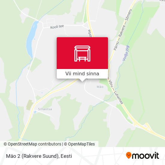 Mäo 2 (Rakvere Suund) kaart