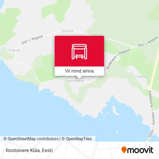 Rootsivere Küla kaart