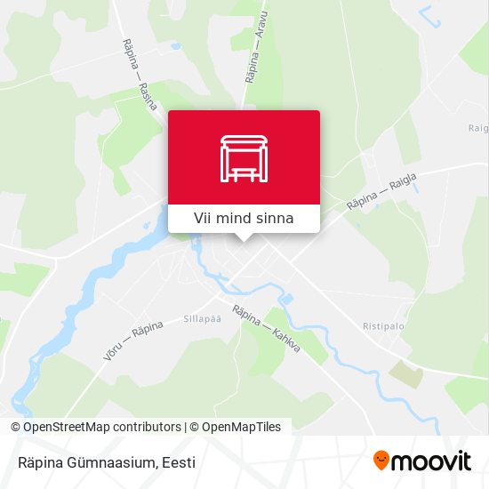 Räpina Gümnaasium kaart