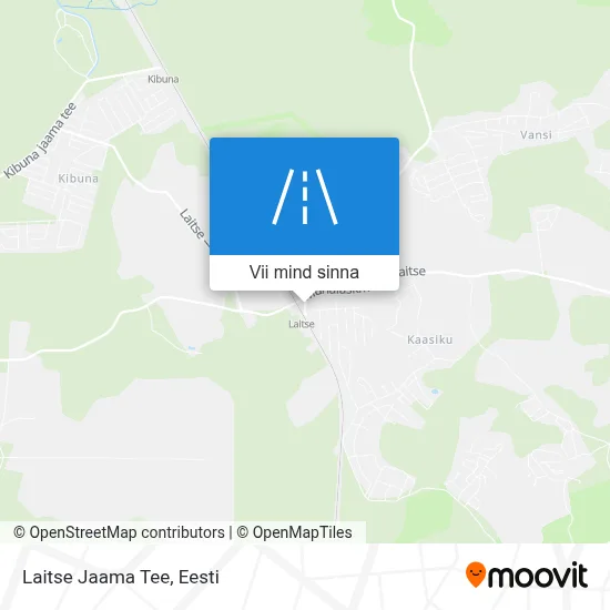 Laitse Jaama Tee kaart