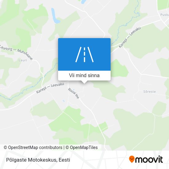 Põlgaste Motokeskus kaart