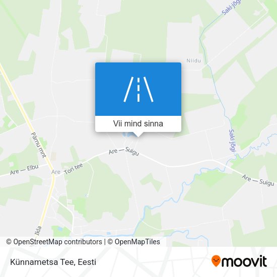 Künnametsa Tee kaart