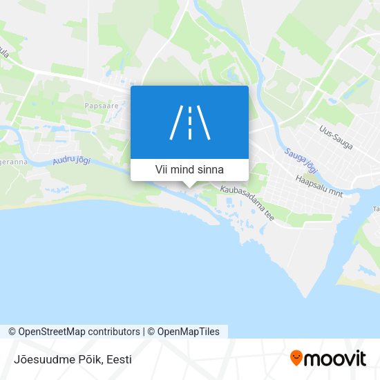 Jõesuudme Põik kaart