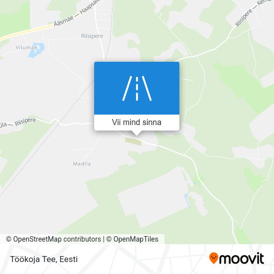 Töökoja Tee kaart