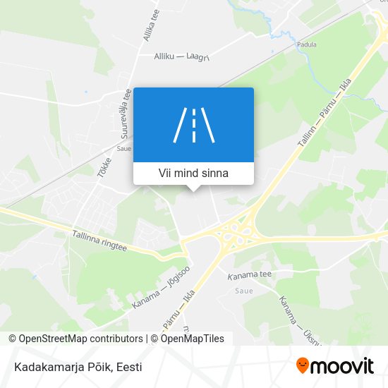 Kadakamarja Põik kaart
