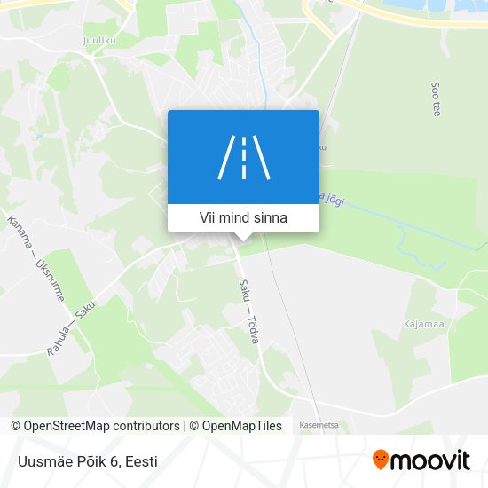 Uusmäe Põik 6 kaart