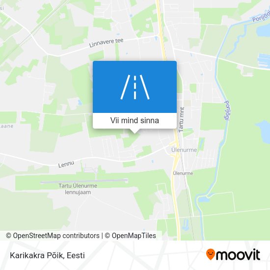 Karikakra Põik kaart