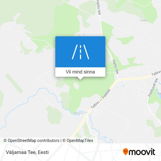 Väljamaa Tee kaart