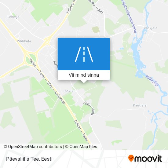 Päevaliilia Tee kaart