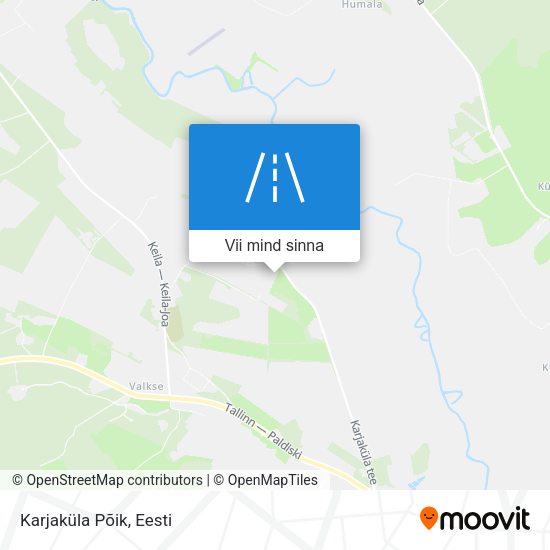 Karjaküla Põik kaart
