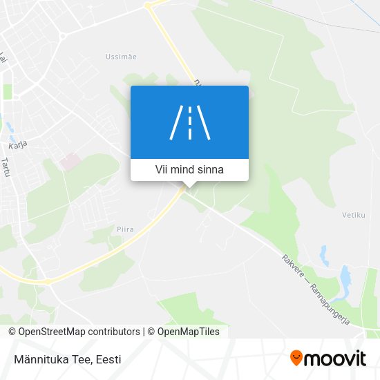 Männituka Tee kaart