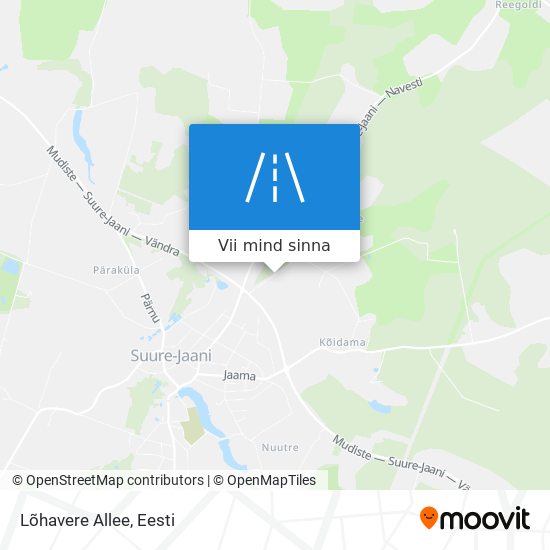 Lõhavere Allee kaart