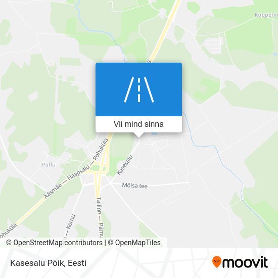 Kasesalu Põik kaart