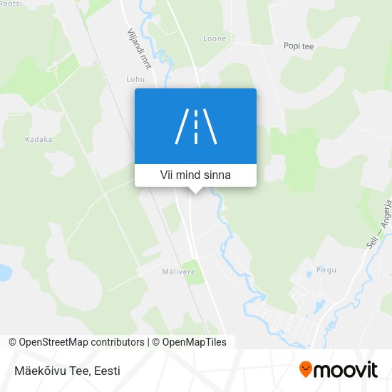 Mäekõivu Tee kaart