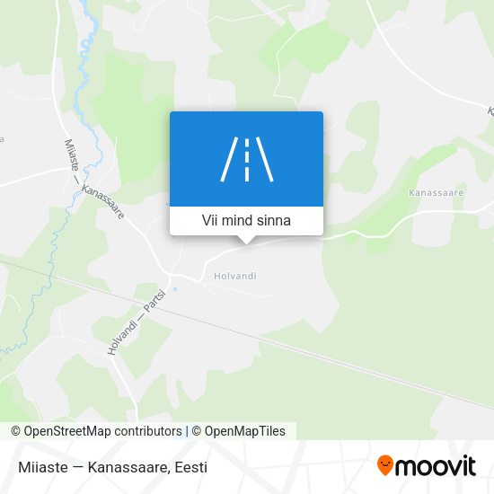 Miiaste — Kanassaare kaart