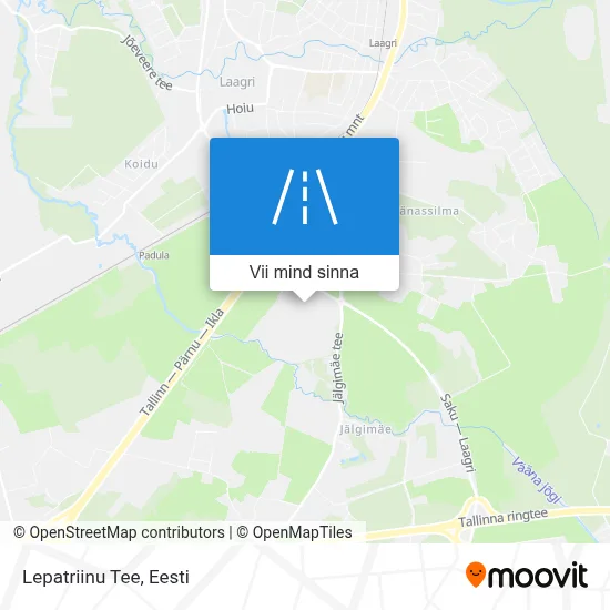 Lepatriinu Tee kaart