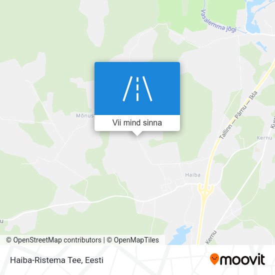 Haiba-Ristema Tee kaart