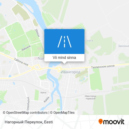 Нагорный Переулок kaart