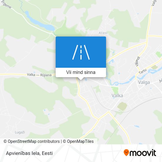 Apvienības Iela kaart