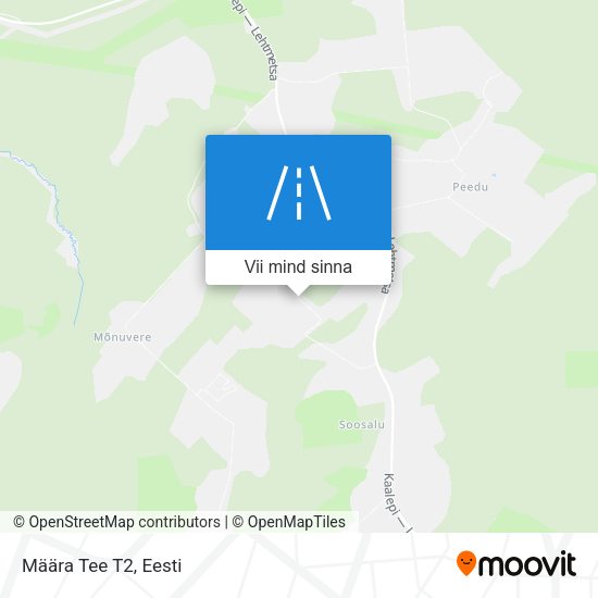 Määra Tee T2 kaart