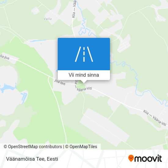 Väänamõisa Tee kaart