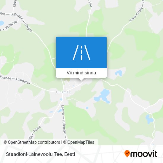 Staadioni-Lainevoolu Tee kaart