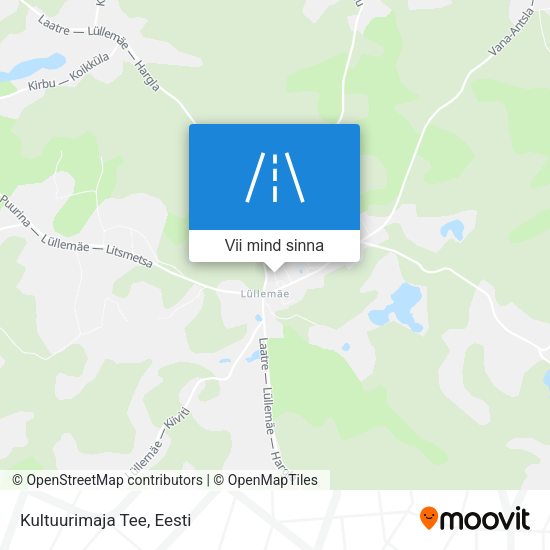 Kultuurimaja Tee kaart