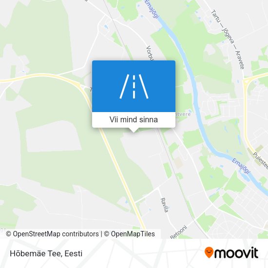 Hõbemäe Tee kaart