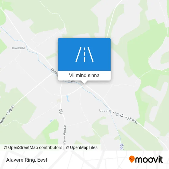 Alavere Ring kaart