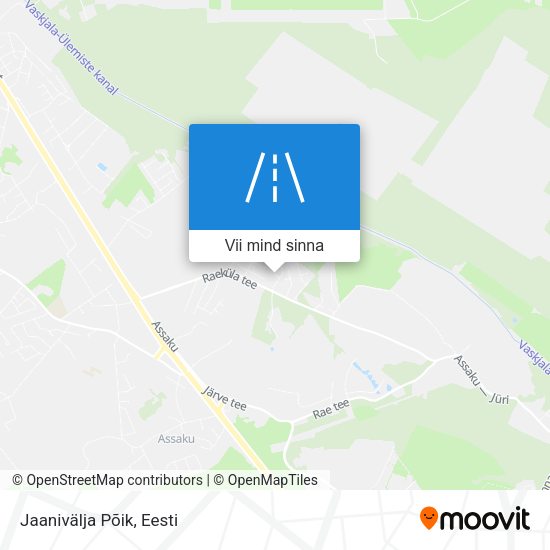 Jaanivälja Põik kaart