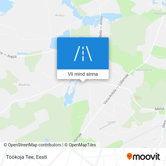 Töökoja Tee kaart