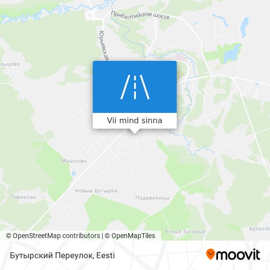 Бутырский Переулок kaart