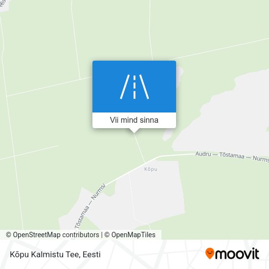 Kõpu Kalmistu Tee kaart