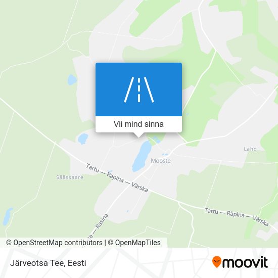 Järveotsa Tee kaart