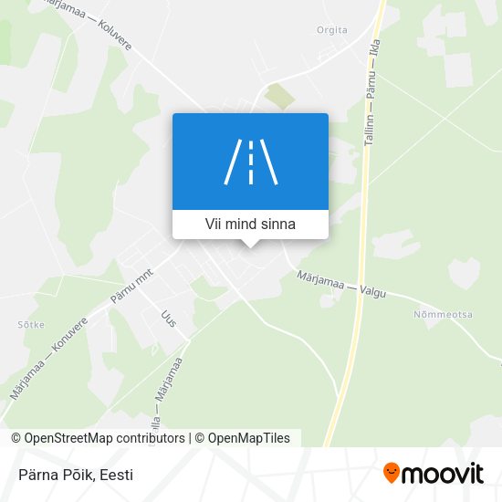 Pärna Põik kaart