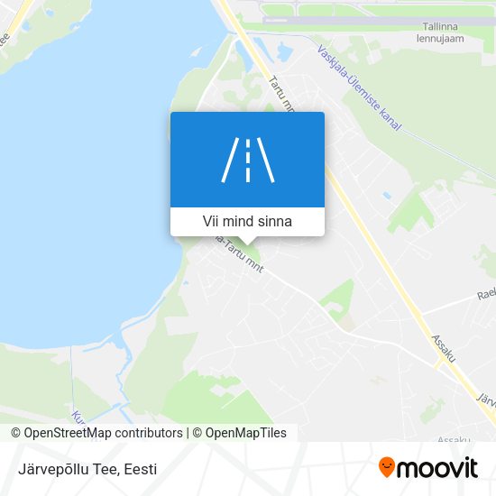 Järvepõllu Tee kaart