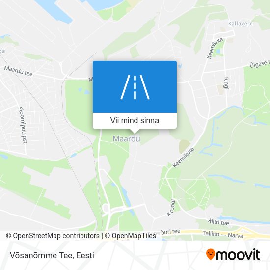 Võsanõmme Tee kaart